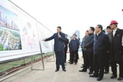 <b>泸州:中国家居品牌落户古蔺 蒋辅义、刘强等视察华升·古鼎</b>