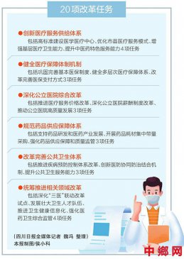 《四川省深化医药卫生体制改革近期重点工作任务》印发